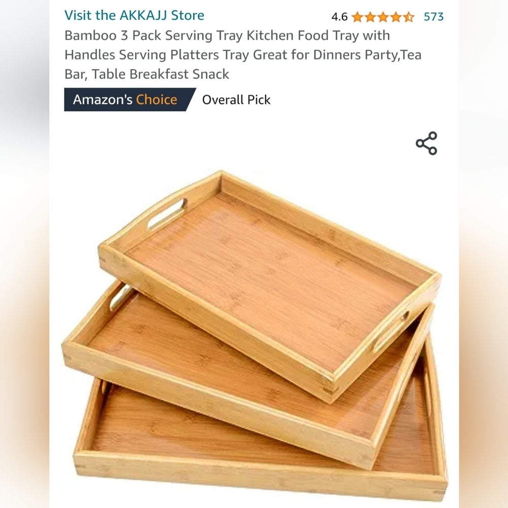 Serving trays